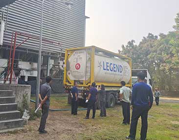 2025年4月20日泰國曼谷140噸導熱油鍋爐系統清洗工程