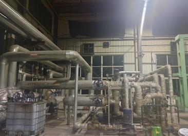 2025年7月5日河南洛陽15噸導熱油系統清洗換油工程結束